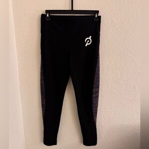 Lanston Sport Peloton Black Leggings Stretchy Athletic Wear